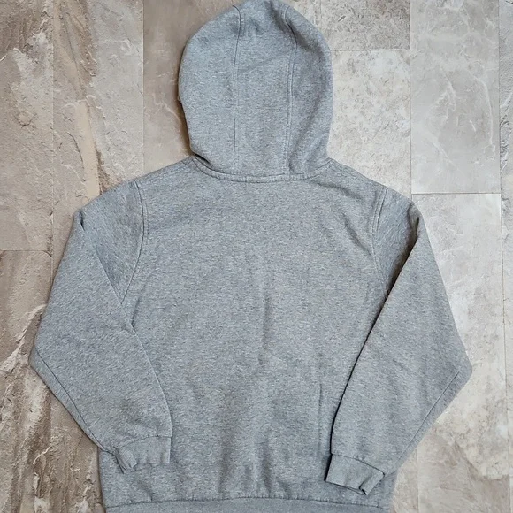 Nike Kid's Heather Gray Hoodie - Picture 2 of 3
